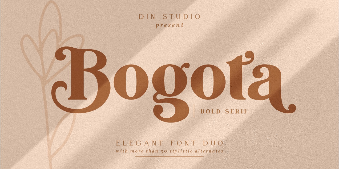 Bogota Font preview